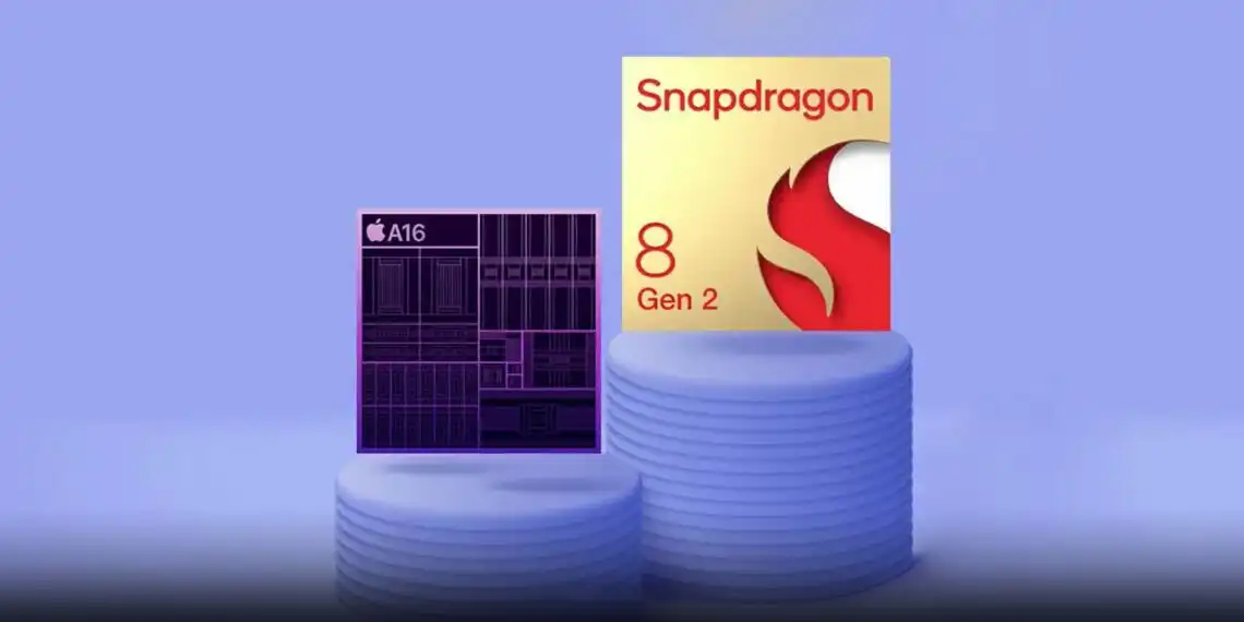 مقایسه Snapdragon 8 Gen 2 vs Apple A16 Bionic